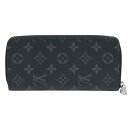 【返品OK】LOUIS VUITTON ルイヴィトン モノグラムエクリプス ジッピーウォレットヴェルティカル M62295 ノワール ラウンドジップウォレット 長財布【中古超美品】【箱あり】(4)