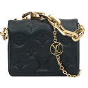 返品OK【中古Aランク】LOUIS VUITTON ルイヴィトン ヴィトン モノグラム エンボス クッサン ベルトバッグ M81125 【美品】