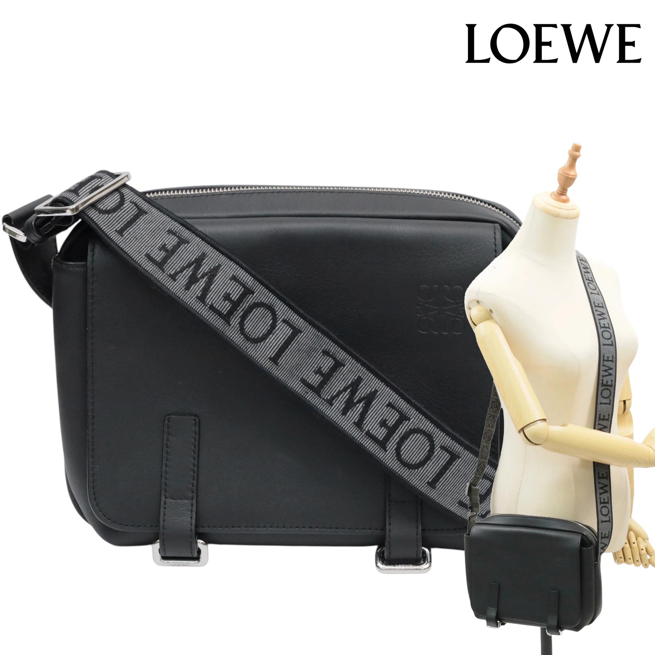 LOEWE メッセンジャーバッグ カラフル ペブル メッセンジャーバッグ ミディアム（サプルグレインカーフ
