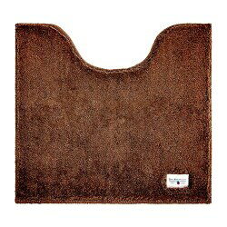 トイレマット 約55×60cm【カラーモード プレミアム】カラー：ブラウン Ag＋銀イオン加工 抗菌 防臭 消臭 清潔 高級感深い色味 コーディネート 無地 シンプル