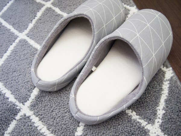 スリッパ　Saltoru？　ベニワレンGRY（グレー）塩系インテリア　ソルトル　グレー　おしゃれ　モノトー..
