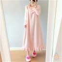 パジャマ レディース ルームウェア パジャマ レディース かわいい パジャマ 冬 長袖 パジャマ ルームウェア ワンピース 大きいサイズ ロング ボア 部屋着 ...