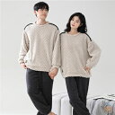 ペアパジャマ 冬 モコモコ 男女2着 セット カップル ペア ルームウェア 長袖 ペア パジャマ 夫婦 もこもこ メンズ ペアパジャマ カップル 秋 結婚祝い ...