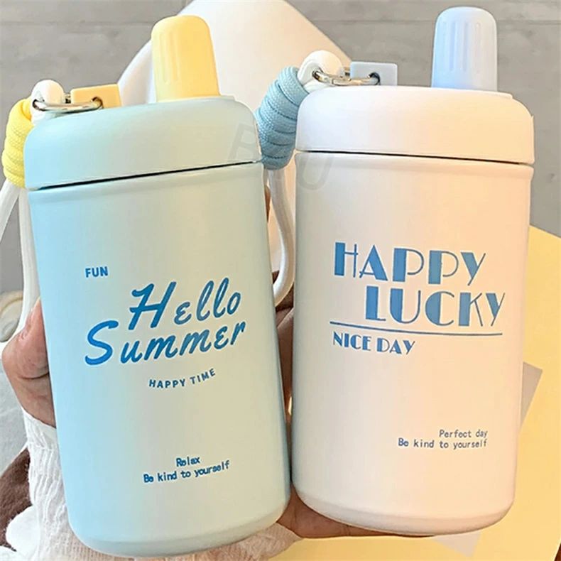 ブラシ付水筒400mlスクリュー式...