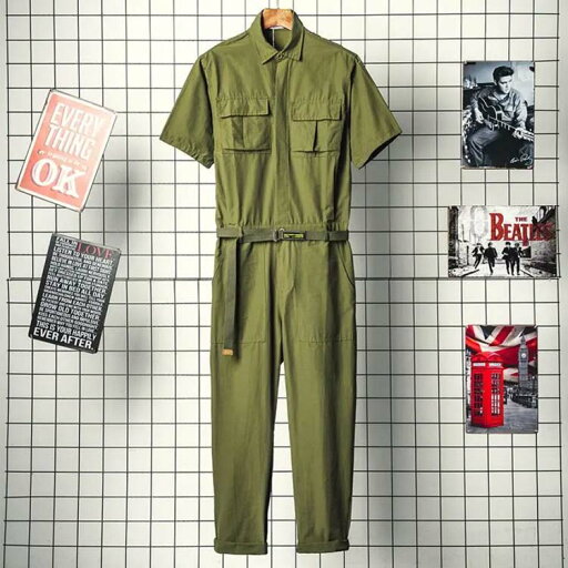 つなぎ メンズ 半袖つなぎ 作業服 作業着 仕事着 おしゃれ オールインワン 作業つなぎ ブラック カーキ 農業 整備 DIY つなぎ メンズ 半袖つなぎ 作業服 作業着 仕事着 おしゃれ オールインワン 作業つなぎ ブラック カーキ 農業 整備 DIY