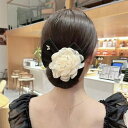 リボン ヘアセット ドーナツ メーカー 簡単グッズ 祭り 簡単 シニヨンヘア 大人 花火大会 シンプル 花 2個セット 子供 まとめ髪 シニヨン 髪束 和風 お嬢様 リボン ロングヘア用 お団子ヘア