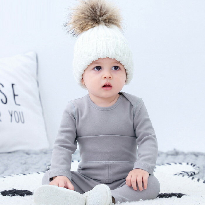 ベビー服 子供服 キッズ インナー 綿 長袖 キッズ セットアップ 2点セット 女の子 男の子 春 秋 冬 ジ..