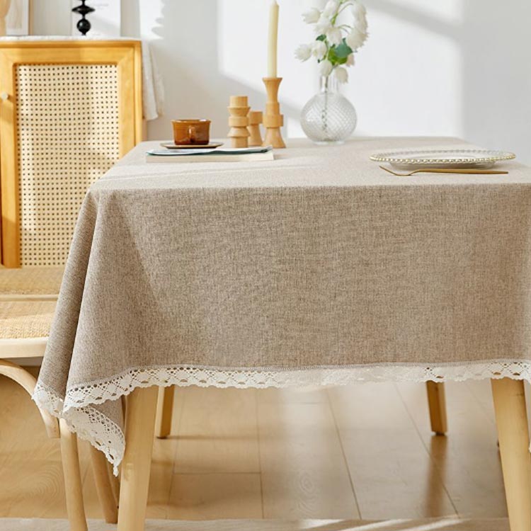 テーブルクロス 綿麻混 テーブルマット 食卓カバー デスクマット 防油 防水 耐熱 テーブル クロス 撥水 北欧 家庭用 業務用 モダン 高級感 撥油加工 各サイズ 長方形 汚れ防止 クリスマス 防水テーブルクロス 家庭用 業務用