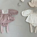 【ブラウス+カボチャパンツ】新作品 2点セット 女の子 スーツ 退院祝い ベビー レース 66 73 80 90 出産祝い プレゼント ハーフバースデー 誕生日...