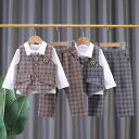 キッズスーツ フォーマル 入園式 七五三 男の子 スーツ 子供スーツ 上下セット キッズ 長袖 ベスト シャツ パンツ 洋服 子供服 赤ちゃん ベビー セットア...