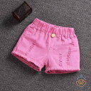 クラッシュ 半ズボン キッズ 韓国系子供服 キッズ デニム デニム 子供服 女の子 デニム ジュニア ショートパンツ ウエストゴム ガールズ ショートパンツ 通学 ダメージ 夏 半ズボン ジーンズ ボトムス 女の子 ガールズ 女児 半ズボン カジュアル ショート