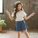 韓国子供服 夏服 セットアップ キッズ 夏服 女の子 セットアップ Tシャツ+半ズボン 2点セット 夏 お出かけ 遠足 通園 通学 スウィート ジャージ 110 120 130 140 150 160 誕生日 結婚式 呼ばれ 上下セット 普段着 通園 通学 半袖 トップス ショートパンツ 旅行 リゾート