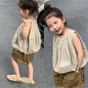 キッズ セットアップ 女の子 子供服 夏服 tシャツガウチョパンツ トップス ズボンおしゃれ 可愛い 韓国こども服 ベビー服 背中出し 通学 通園 入学 入園 シンプル 誕生日 プレゼント 140cm 130 120 110 100 90