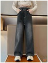 子供服 女の子 デニムパンツ ブラック ワイドパンツ 長ズボン ロングパンツ キッズ デニムパンツ 黒 ストレートパンツ 普段着 通学着 子供服 キッズ服 無地 ジーンズ ブラック デニムワイドパンツ 春 夏 秋 子供用 デニムパンツ 120 130 140 150 160 170