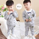 子供服 フォーマルスーツ セットアップ 男の子 上下セット 2点セット キッズ 子ども 2色 フォーマル ベビー服 赤ちゃん おしゃれ お出かけ 誕生日 クリス...