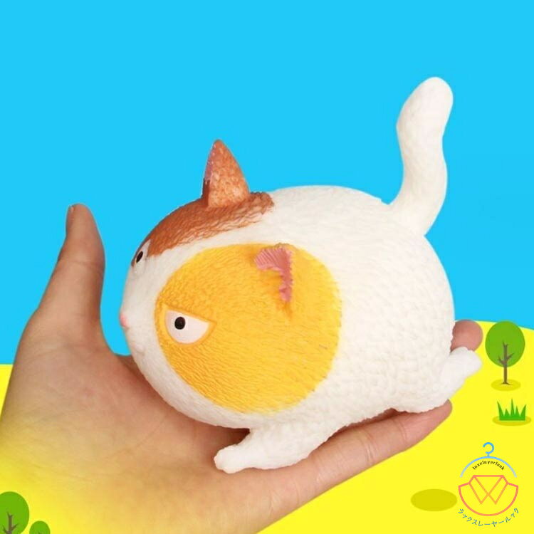 4個セット スクイーズ ねこ ぬいぐるみ おもちゃ 動物 かわいい ストラップ 握る ストレス解消 もちもち グッズ ネコ グッズ 猫 雑貨 小物 プチギフト 誕生日プレゼント 子供 クリスマスプレゼント 子供 おもちゃ 3歳 4歳 5歳 6歳 送料無料 luxelayerlook-10010745 ラックスレーヤールック サンプル画像3