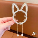 【送料無料】プリンセスヘアクリップ ヘアクリップ 猫 ウサギ キラキラ 可愛い お姫様 姫系髪飾り ヘアアクセサリー 女の子 子供使える ins オシャレ 髪飾...