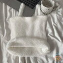1点セット ニットキャミソール もこもこ 秋冬 ニットキャミ 重ね着 ニット インナー タンクトップ ノースリーブ 大人 ゆったり ゆとり 大人可愛い 春秋 レ...