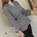 ブラウス レディース ギンガムチェック柄ペプラム 事務服 フリル 高品質 Tシャツ 春 スーツ ボウタイ ワンピース 人気 ノーアイロン 秋 きれいめ 白 オフ...