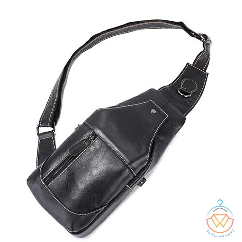 ボディバッグ メンズ バッグ 本革 ショルダーバッグ 斜め掛け 前掛け イヤホン対応 軽量 小物収納 ...