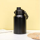 アイスコンテナ 2L ウォータージャグ 小型 キャンプ用 氷入れ 水筒 タンク 保冷 大容量 真空断熱 広口 アイスペール キャンプ 持ち運び BBQ アウトド...