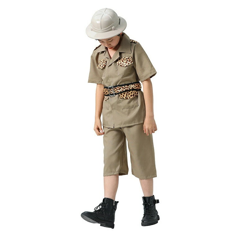 ハロウィン 子供 衣装 仮装 探検コスプレー 探検家 女の子 男の子 仮装舞踏会 かわいい COSPLAY コスプレ衣装 プリンセス 幼稚園 ハロウィン衣装 可愛い パーティー 誕生日 発表会 演出服 イベント クリスマス 学園祭