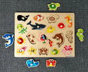 木のおもちゃ 木製パズル ペグパズル ピックアップパズル 知育玩具 型はめ 型はめパズル 動物 乗り物 パズル 指先訓練 木製玩具 女の子 男の子 子ども おも...