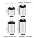 真空 保存容器 コーヒー豆収納 豆収納 4サイズ 真空容器 フードストッカー 500ml 900ml 1200ml 1800ml コーヒー豆 乾物 ペットフード 梅雨対策 漬物 密封 ストッカー フードキーパー 耐熱 耐冷 食洗機対応 調味料容器