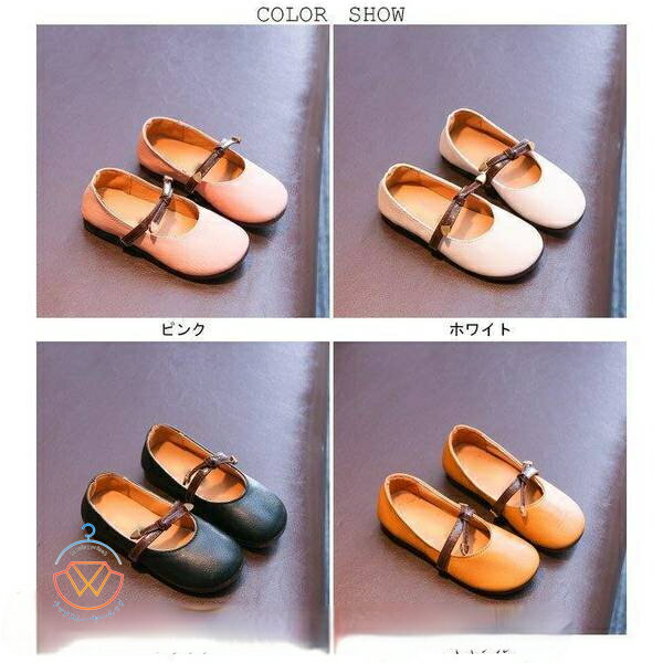 送料無料 キッズファッション パンプス 女児 ジュニア PU シューズ 子供用 靴 丸トゥ 夏物 春秋物 ぺったんこ 女の子 くつ キッズ サンダル シンプル ...