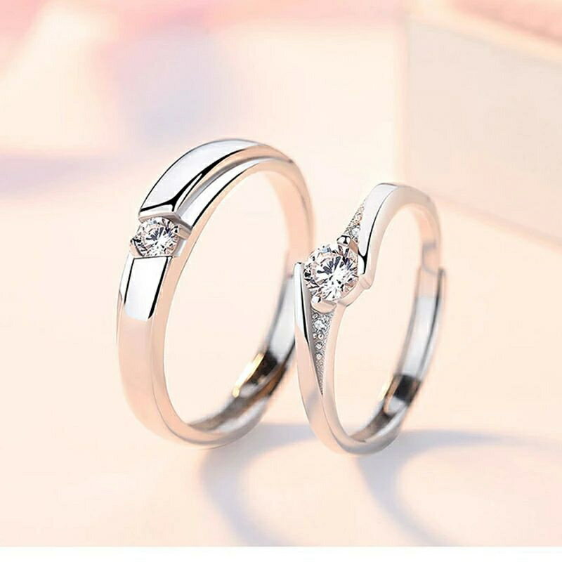 ペアリング カップル 2個セット 恋人 バレンタインデー 永遠を誓う ペアリング 結婚指輪 恋人 レディース メンズ シルバー925 ギフト プレゼント 誕生日...