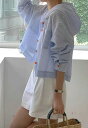 シアーストライプ フード付きUVパーカー 薄手 ショートカーディガン 長袖 日焼け止め服 春夏秋 レディース 長袖 女性に大人気 無地 体型をカバー