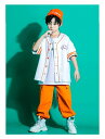キッズ ダンス 衣装 セットアップ 子供服 ダンス衣装 キッズ K-POP かっこいい ダンス 練習着 キッズ セットアップ 野球服 キッズダンス衣装 ベースボ...