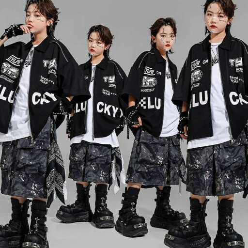 レーシング風 ヒップホップ ジッパーシャツ タイダイ パンツ 黒 白 HIPHOP キッズ ダンス衣装 練習着 かっこいい 韓国 子供服 おしゃれ デザイン 女の子 男の子 ダンスウェア ダンス衣装 派手 jazz キッズダンス 舞台服 演出服 110-180 レーシング風 ヒップホップ ジッパーシャツ タイダイ パンツ 黒 白 HIPHOP キッズ ダンス衣装 練習着 かっこいい 韓国 子供服 おしゃれ デザイン 女の子 男の子 ダンスウェア ダンス衣装 派手 jazz キッズダンス 舞台服 演出服 110-180