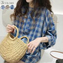 「楽天ス一パ一SALE 10%OFF」ドルマンシャツ チェック ブラウス レディース 夏 5分袖 トップス シャツ tシャツ チュニック プロオーバー チェック柄 ドルマンスリーブ ガーゼブラウス コットン ゆったり 体型カバー 着痩せ シンプル ゆるブラウス