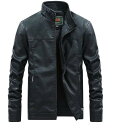メンズ レザージャケット 革ジャン ライダースジャケット バイクジャケット ブルゾン 人気新品 秋冬アウタ M~4XL