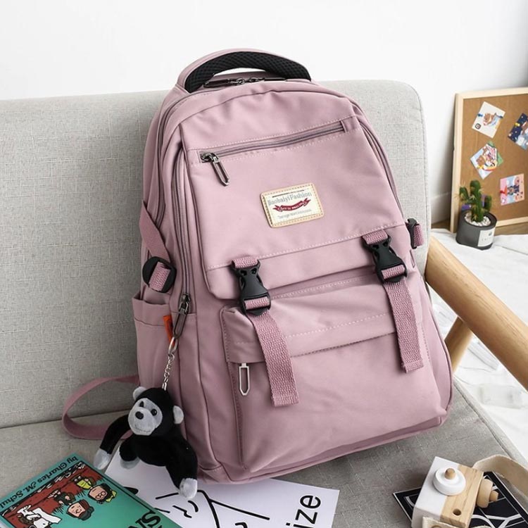 キーホルダー付き 小学生 子供 塾用 通塾 女の子 高校生 女子 おしゃれ 旅行 大容量 リュックサック かばん キッズリュック チャーム 可愛い リュック A4 遠足 お出かけ ナイロン 修学旅行 男の子 バッグ 中学生