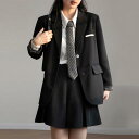 韓国 卒業式 入学式 高品質 フォーマル スーツ ブレザー 子供服 入卒服 小学生 スーツ 女の子 女子 ピアノ発表会 スーツ 高校生 子供スーツ ブラック 黒...