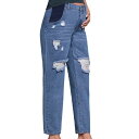 デニムパンツ マタニティジーンズ ダメージ マタニティ デニム サイドゴム 調整可能 マタニティデニム ジーンズ 妊娠 ズボン 春夏 デニム 美脚 ストレート テーパードパンツ マタニティパンツ