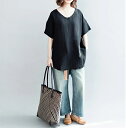 tシャツ ブラウス レディース 春 夏 半袖 トップス 無地 体型カバー オーバーサイズ カジュアル シンプル 大きいサイズ 夏 涼しい オシャレ 薄い 前後差...