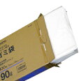 ゴミ袋薄手強化乳白半透明90L４００枚(１箱100枚入りBOX×4)