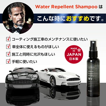 LUXIA ラクシア 超強力撥水シャンプ− 80ml 超撥水コーティング 光沢 ボディガラスコーティング メンテナンス 簡単施工