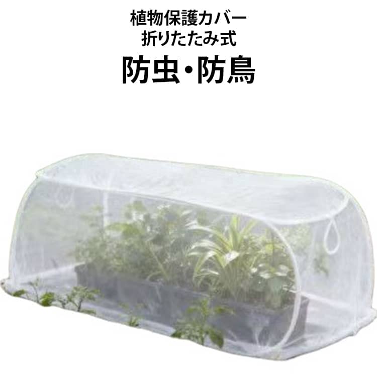 苗の育成や植物の保護に最適な、折りたたみ式の防虫メッシュカバーです。パッと開くだけで瞬時に自立するため、組み立ての手間がなく誰でも簡単に設置可能。通気性・光透過性に優れためッシュ素材を採用しており、日光や風をしっかり取り入れながら、害虫や鳥による食害、急激な温度変化や風から大切な新芽や植物を守ります。育苗トレーやプランターにぴったりかぶせられるサイズ感で、使わないときはコンパクトに折りたたんでスリムに収納可能。家庭菜園、ベランダ菜園、ビニールハウス内の苗の管理など、屋内外問わず幅広くご使用いただけます。 サイズ 100*40*45cm 115*40*45cm 120*45*45cm サイズについての説明 100*40*45cm 115*40*45cm 120*45*45cm 素材 PET 色 グリーン ブラック ホワイト 備考 ●サイズ詳細等の測り方はスタッフ間で統一、徹底はしておりますが、実寸は商品によって若干の誤差(1cm～3cm )がある場合がございますので、予めご了承ください。 ●製造ロットにより、細部形状の違いや、同色でも色味に多少の誤差が生じます。 ●パッケージは改良のため予告なく仕様を変更する場合があります。 ▼商品の色は、撮影時の光や、お客様のモニターの色具合などにより、実際の商品と異なる場合がございます。あらかじめ、ご了承ください。 ▼生地の特性上、やや匂いが強く感じられるものもございます。数日のご使用や陰干しなどで気になる匂いはほとんど感じられなくなります。 ▼同じ商品でも生産時期により形やサイズ、カラーに多少の誤差が生じる場合もございます。 ▼他店舗でも在庫を共有して販売をしている為、受注後欠品となる場合もございます。予め、ご了承お願い申し上げます。 ▼出荷前に全て検品を行っておりますが、万が一商品に不具合があった場合は、お問い合わせフォームまたはメールよりご連絡頂けます様お願い申し上げます。速やかに対応致しますのでご安心ください。