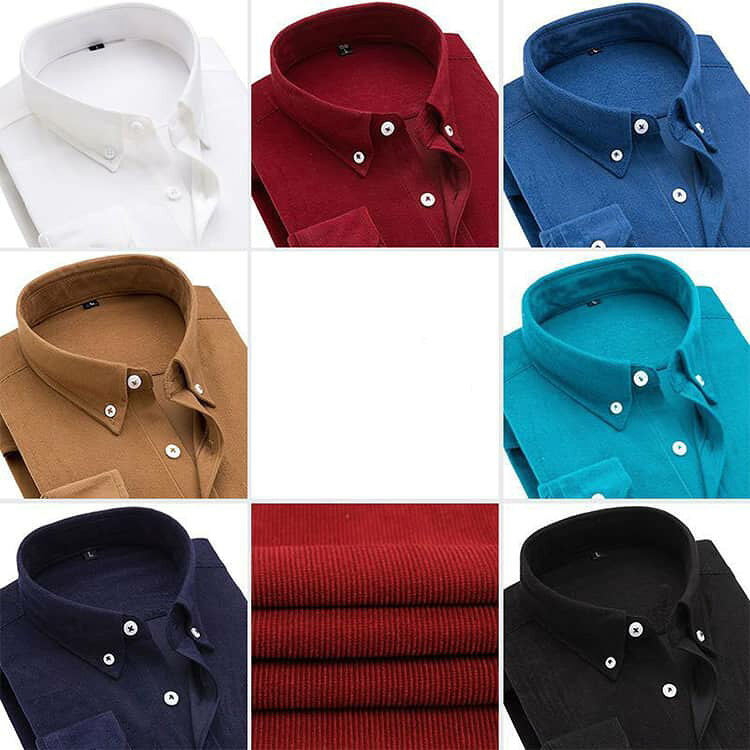 メンズ 30代 無地 シンプル 50代 メンズシャツ 秋服 カジュアル 2XL 長袖シャツ コーデュロイシャツ 体型カバー 大きいサイズ 40代 コーデュロイシャツ M L XL カジュアルシャツ 3XL 4XL luxorx-10012596 LUXOR サンプル画像2