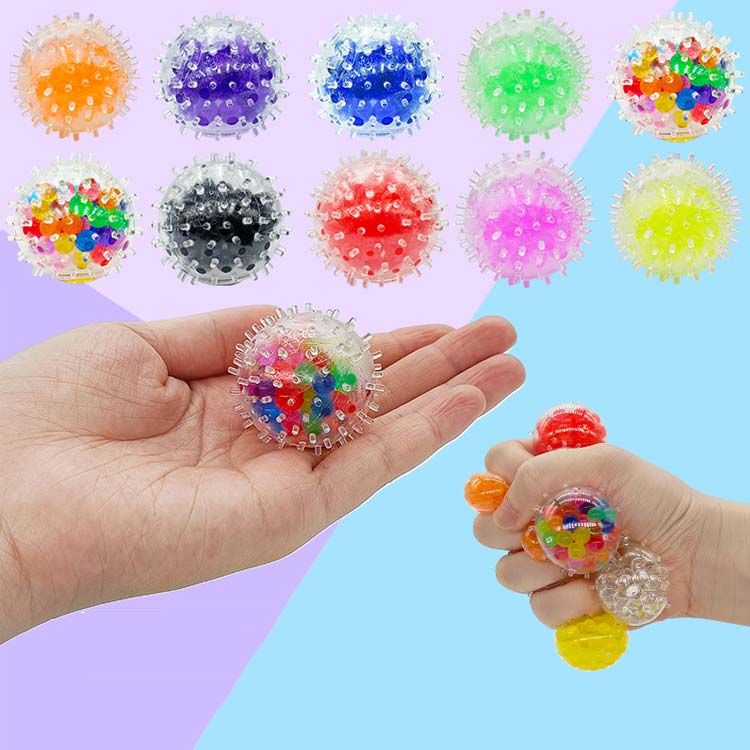 3.5cm 低反発 スクイーズボール 握る 減圧玩具 スクイーズ玩具 5点セット 子供用 減圧グッズ ストレス解消 ストレスリリーフ おもちゃ スクイーズボール 大人用 洗える 癒しグッズ luxorx-10006173 LUXOR サンプル画像2