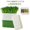 育苗 スプラウト 豆苗栽培 栽培容器 スプラウト 水耕栽培 発芽 水栽培 自宅用 園芸 家庭菜園 繰り返し使える 育てる キッチン用品 送料無料