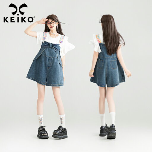 【KEIKO】 夏 レインボーストラップ アメリカンリトロ レディースデニム 新店舗限定!お祝いクーポン最高1,000円!!! 【KEIKO】 夏 レインボーストラップ アメリカンリトロ レディースデニム 新店舗限定!お祝いクーポン最高1,000円!!!