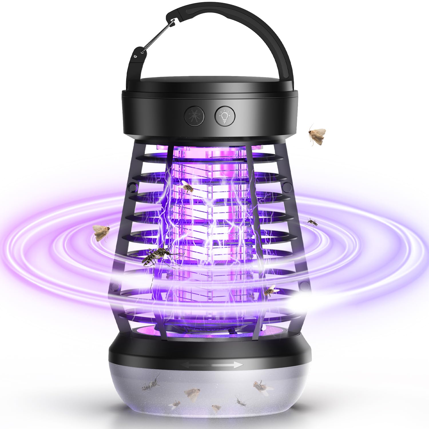 電撃殺虫器【2025年夏限定】電撃殺虫器 捕虫器 コバエ取り 最? 蚊取り器 電気 電撃殺虫機 強力 虫除け ..