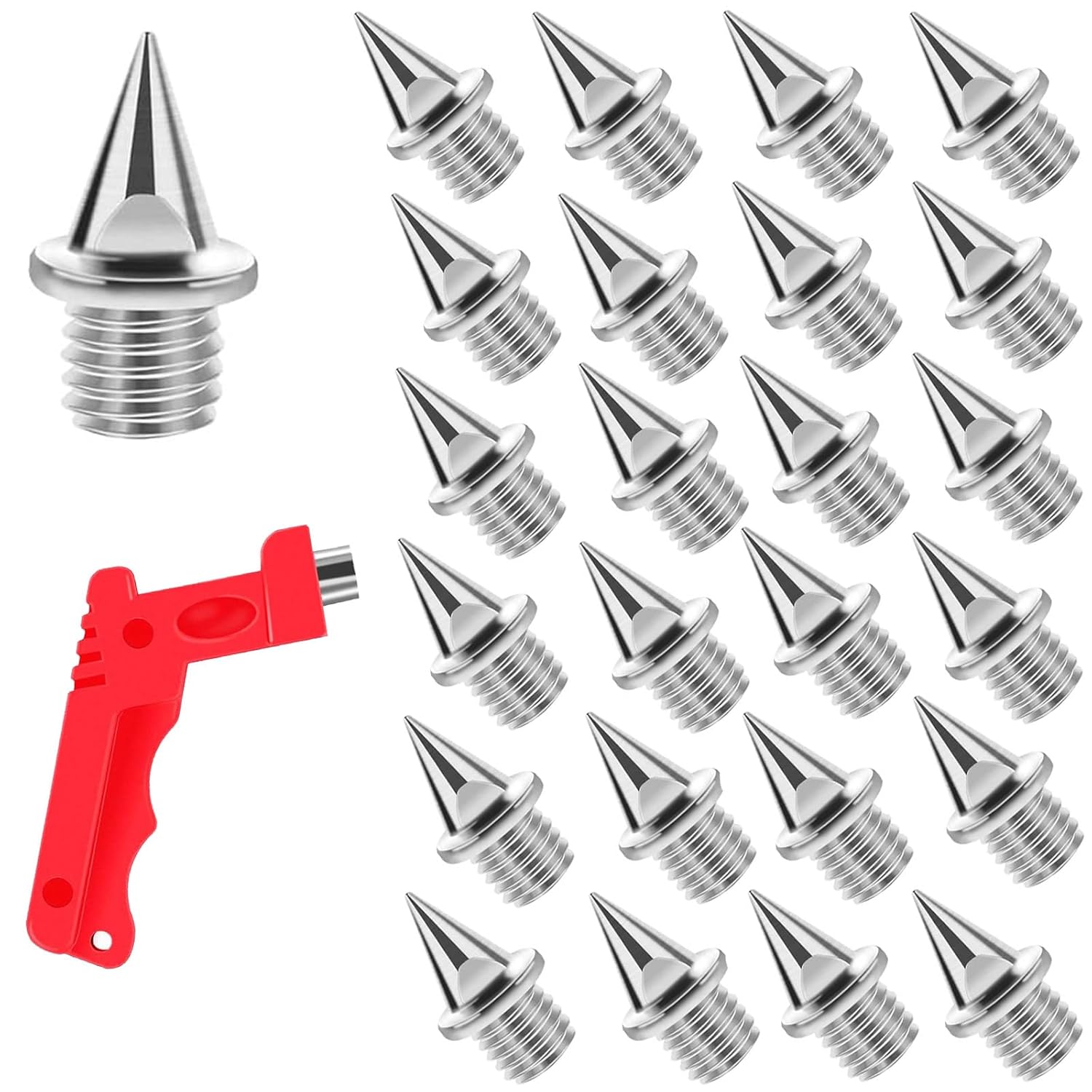 「10%OFF＆100円クーポンあり」25本 陸上スパイクピン 7mm セット ニードルピン 陸上 スパイク ピン 部..