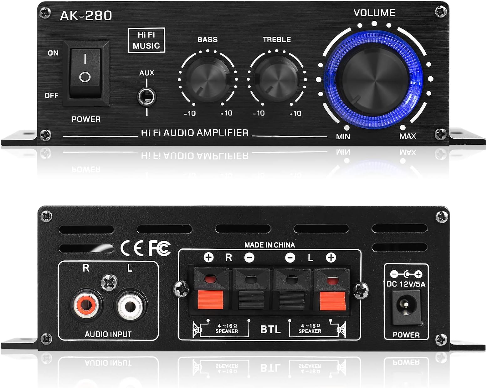 �ߥ� ���ƥ쥪 ����� 40W��2�� �ⲻ�㲻��ΩĴ�� ��10dB �ֺ�/�������� 155mmĶ���� �֥롼LED