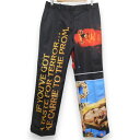 【中古】 新品同様 22AW JWアンダーソン×キャリー CARRIEコレクション テイラード トラウザー パンツ Mサイズ ブラック系マルチカラー レディース...